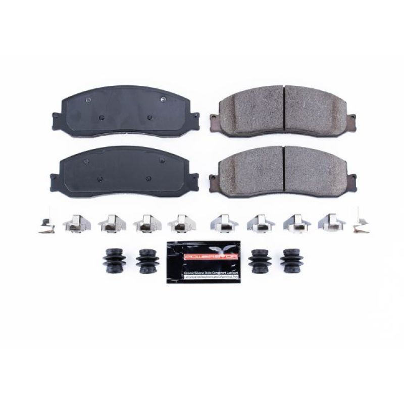PSB Z23 Evolution Brake Pads - Power Stop 2012 Ford F-250 Super Duty Front Z23 Evolution Sport Brake Pads w/Hardware