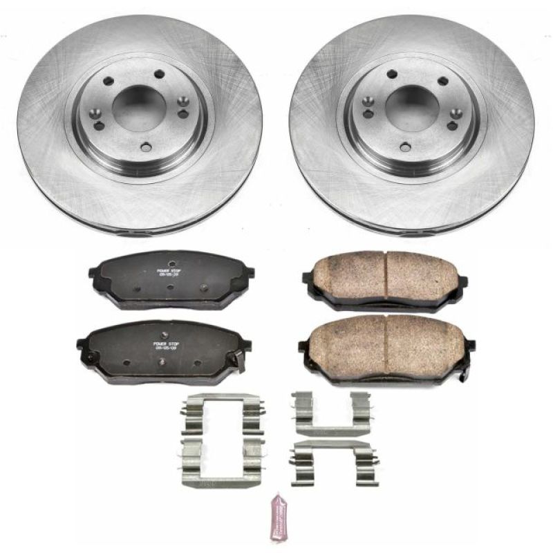 PSB Autospecialty Kit - Power Stop 07-12 Hyundai Veracruz Front Autospecialty Brake Kit