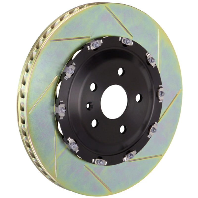BRB 2 Piece Rotors - Brembo 08-16 R8 4.2/5.2 Excl CC Brake Fr 2-Piece Discs 365x34 2pc Rotor Slotted Type1