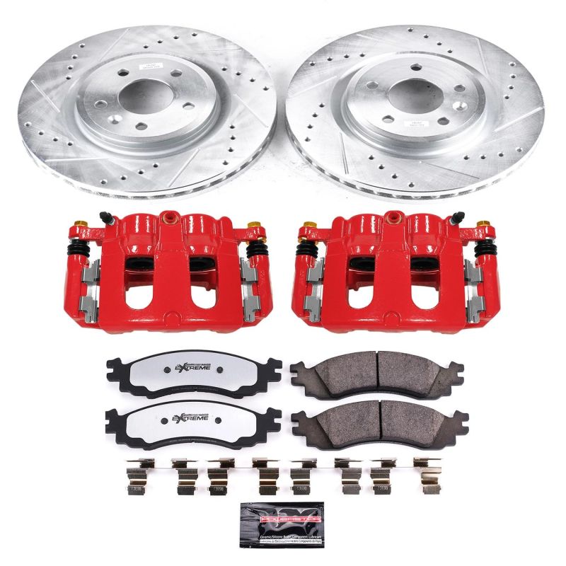 PSB Z36 Truck & Tow Kit - Power Stop 2010 Ford Taurus Front Z36 Truck & Tow Kit w/Cals