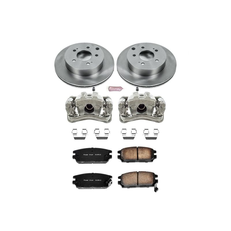 PSB Autospecialty Kit w/Cals - Power Stop 06-12 Mitsubishi Eclipse Rear Autospecialty Brake Kit w/Calipers