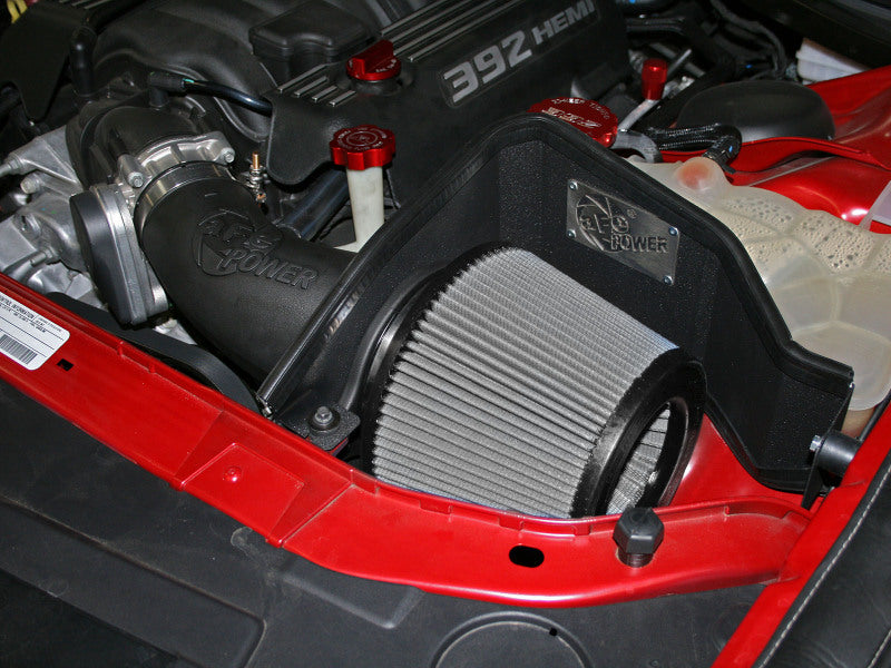 AFE Magnum FORCE Stage-2 Cold Air Intakes - aFe MagnumFORCE Intake Stage-2 Pro DRY S 11-12 Dodge Challenger/Charger/Chrysler 300, SRT8 V8 6.4L
