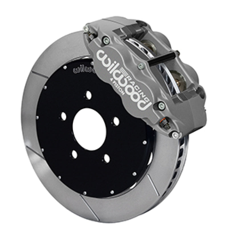 WIL Superlite Brake Kit - Wilwood 94-04 Ford Mustang Forged Superlite 4R Big Brake Front Brake Kit (Race) 12.88in RTR w/ Lines