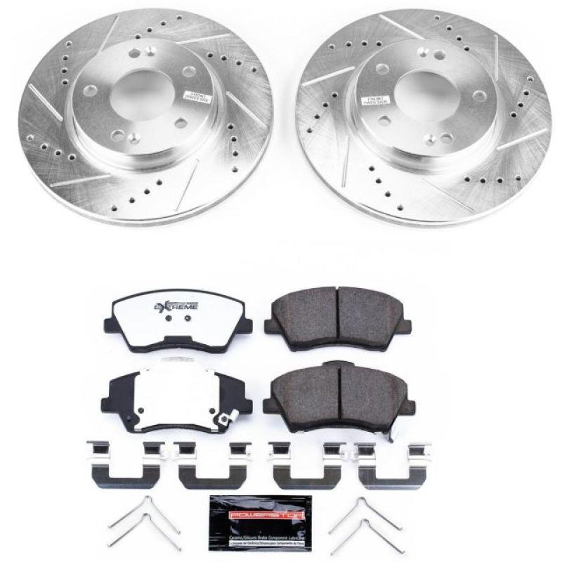 PSB Z36 Truck & Tow Kit - Power Stop 17-19 Hyundai Ioniq Front Z36 Truck & Tow Brake Kit
