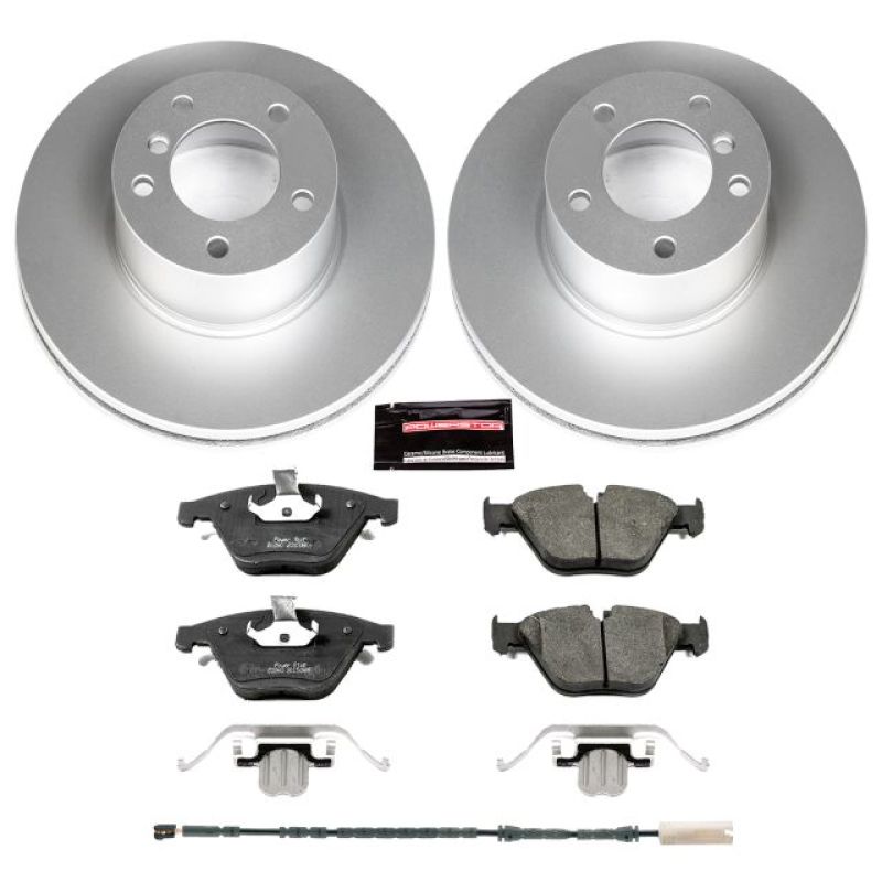 PSB Z23 Evolution Coated Kit - Power Stop 11-12 BMW 328i xDrive Front Z23 Evolution Sport Coated Brake Kit