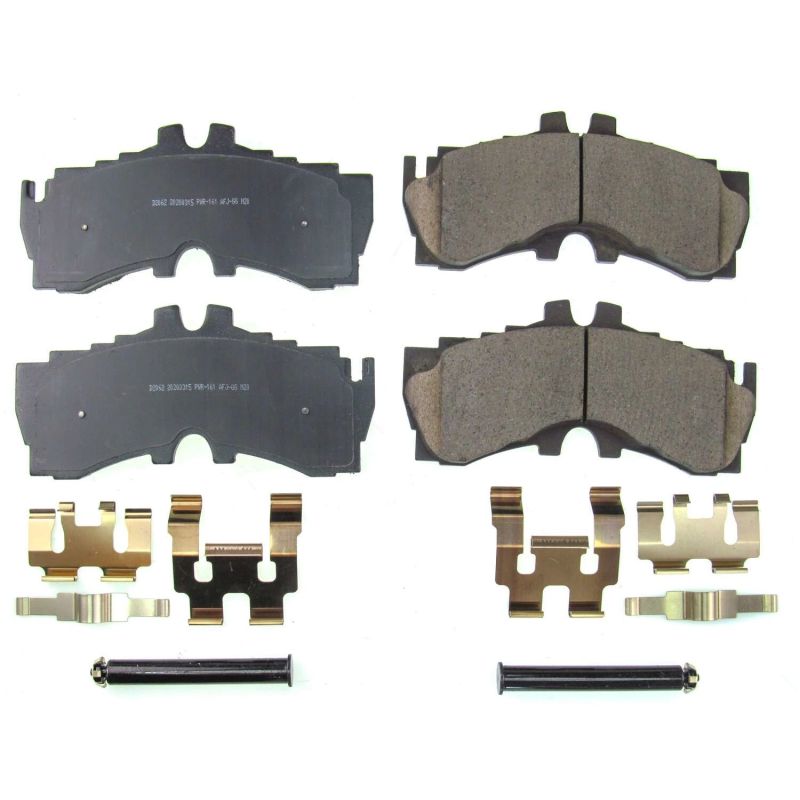 PSB Z17 Evolution Brake Pads - Power Stop 2018 Lexus LC500 Front Z17 Evolution Ceramic Brake Pads w/Hardware