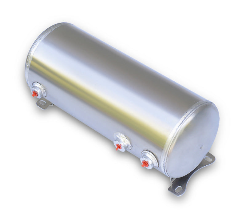 RID Air Tanks - Ridetech Air Tank 3 Gallon Aluminum w/ 2- 1/4in Ports and 1- 1/8in Port