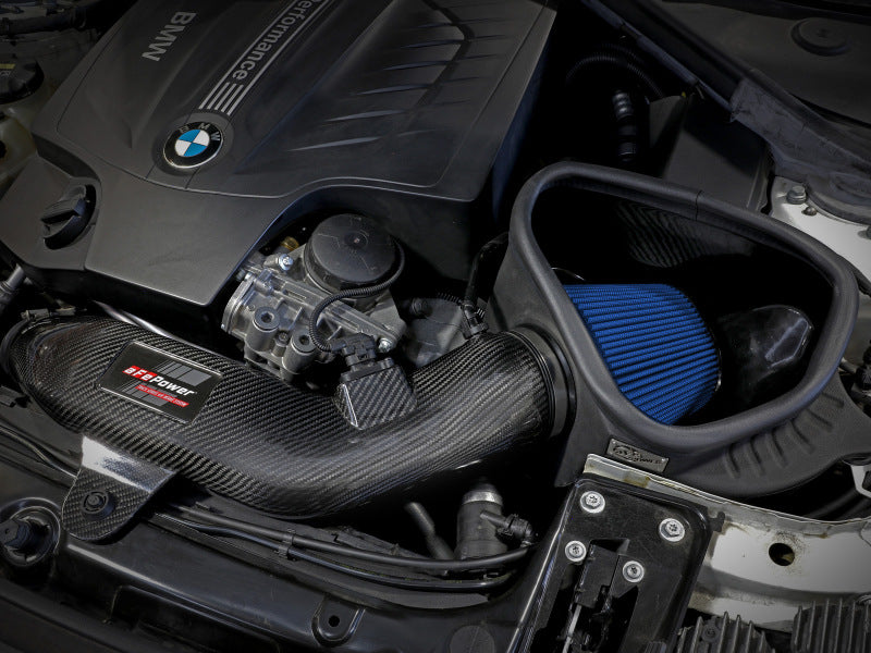AFE Track Series Intake - aFe Track Series Carbon Fiber Intake w/Pro 5R Filter BMW M2 (F87) 16-18 L6-3.0L (t) N55