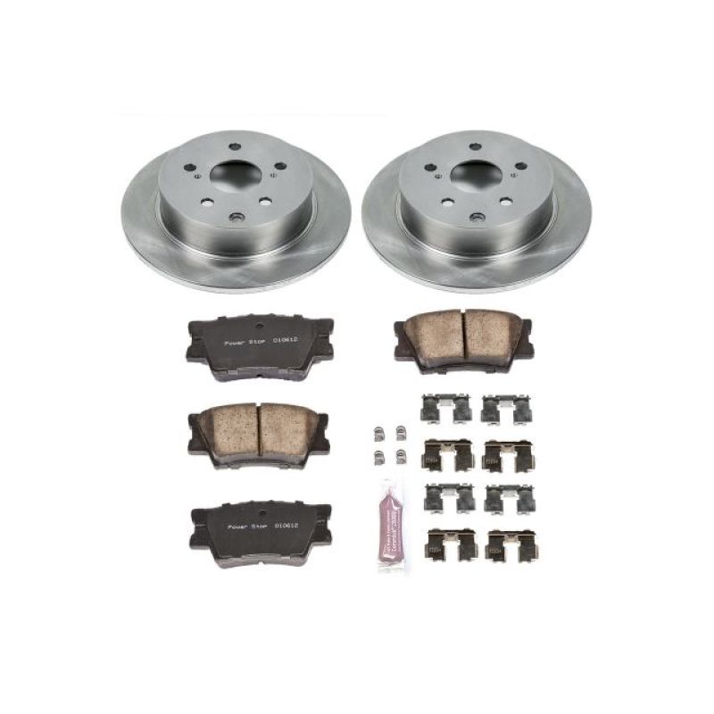 PSB Autospecialty Kit - Power Stop 09-10 Pontiac Vibe Rear Autospecialty Brake Kit