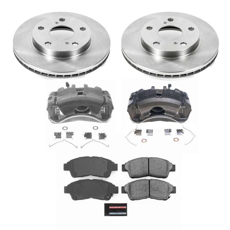PSB Autospecialty Kit w/Cals - Power Stop 97-01 Toyota Camry Front Autospecialty Brake Kit w/Calipers