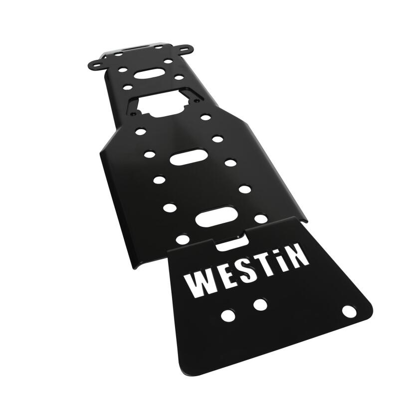 WES Skid Plates - Westin/Snyper 07-11 Jeep Wrangler Transmission Pan Skid Plate - Textured Black