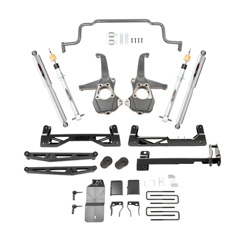 BT Lift Kit w Shocks - Belltech 19-20 Silverado / GMC Sierra 1500 4WD 6in Suspension Lift Kit w/ Shocks&Fr Swaybar