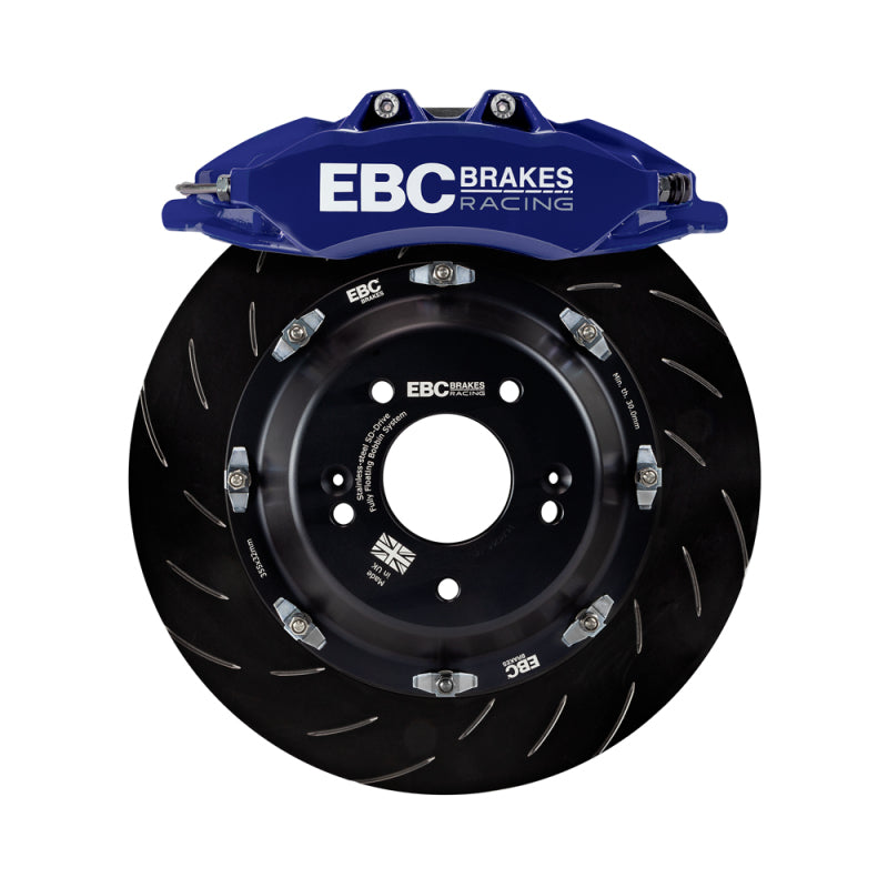EBC Big Brake Kits - EBC Racing 92-05 BMW 3-Series E36/E46 Blue Apollo-6 Calipers 355mm Rotors Front Big Brake Kit