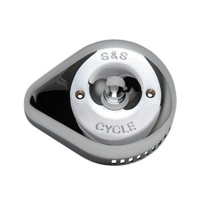 SSC Air Cleaner Kits - S&S Cycle Stealth Slasher Teardrop Air Cleaner Cover - Chrome