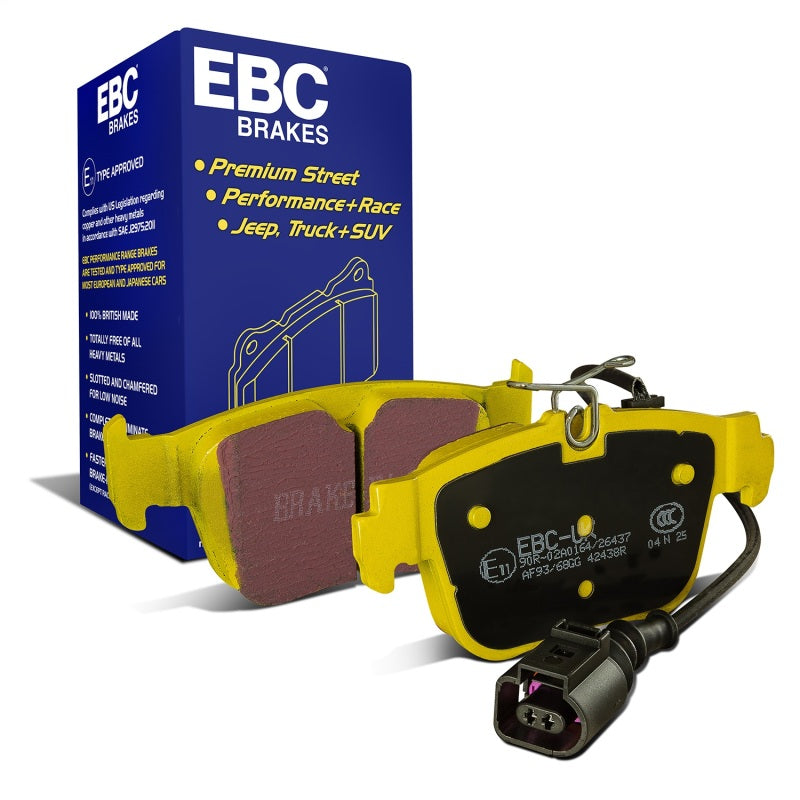EBC Yellowstuff Brake Pad Sets - EBC 2022+ Volkswagen Golf R/GTI (Mk8) Yellowstuff Rear Brake Pads