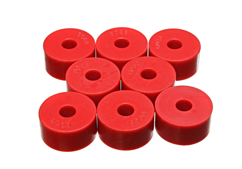 ES Poly Pads - Red - Energy Suspension Pad - Med - 1-1/2in OD x 7/16in ID x 3/4in H - Red