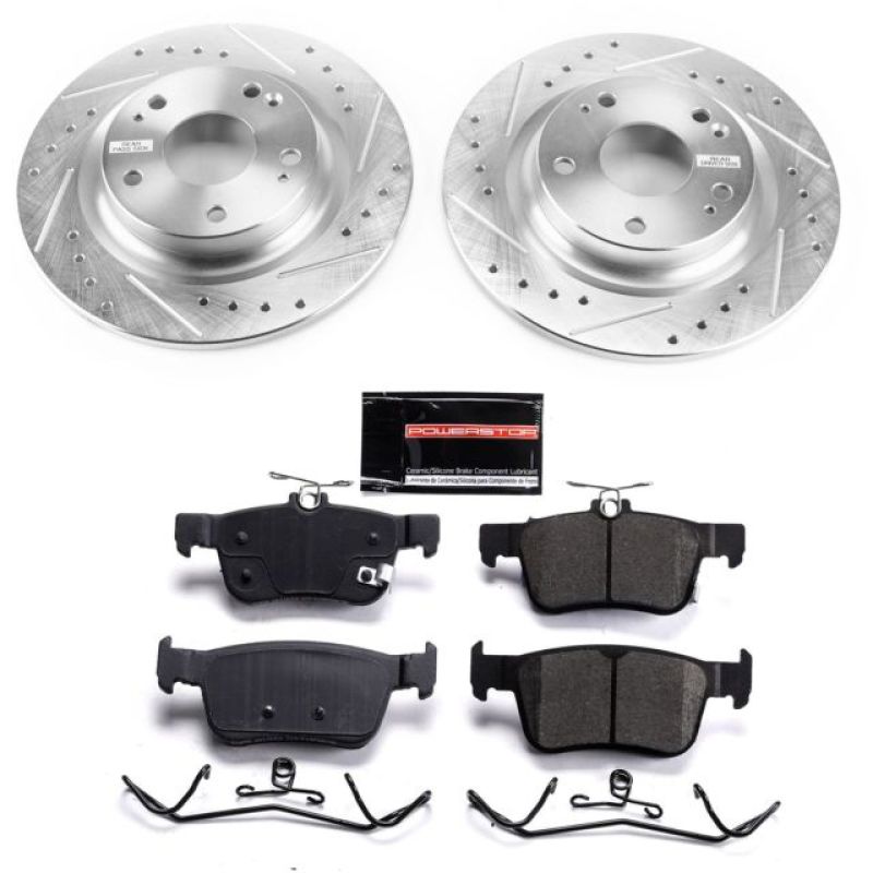 PSB Z23 Evolution Kit - Power Stop 17-19 Honda Civic Rear Z23 Evolution Sport Brake Kit