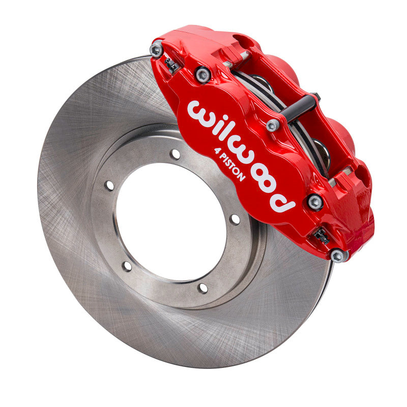 WIL Superlite Brake Kit - Wilwood 69-83 Porsche 911 Front Superlite Brake Kit 3.5in MT Plain Face - Red