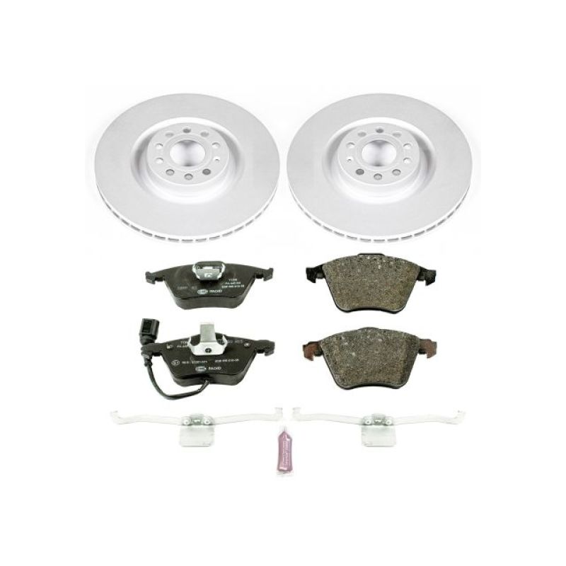 PSB Euro-Stop Kit - Power Stop 09-11 Volkswagen CC Front Euro-Stop Brake Kit