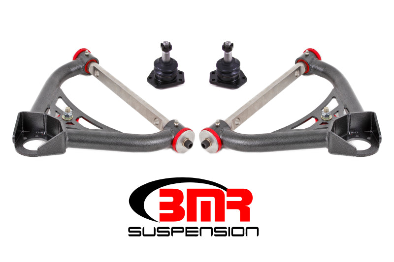 BMR Control Arms - BMR 70-81 2nd Gen F-Body Non-Adj. Upper A-Arms (Polyurethane) - Black Hammertone
