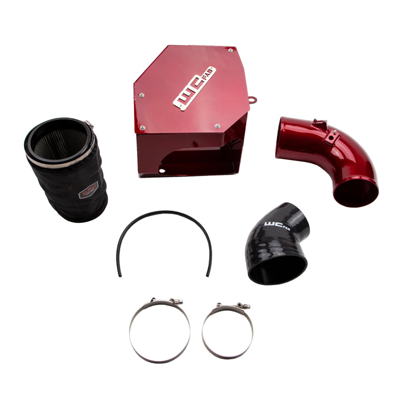 WCF Intake Kit - Wehrli 19-23 Cummins 6.7L 5in Intake Kit - WCFab Red