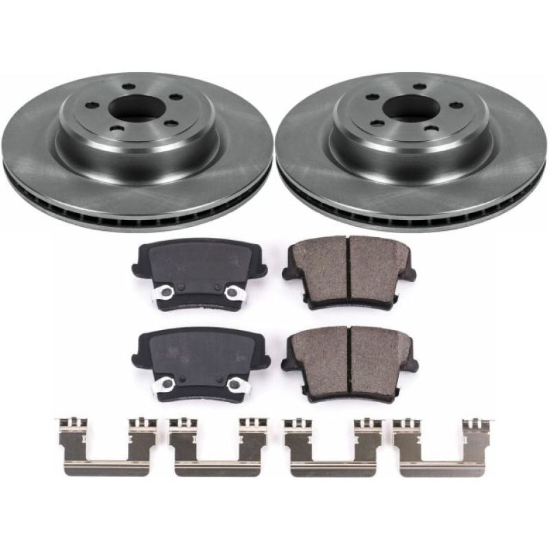 PSB Autospecialty Kit - Power Stop 06-14 Dodge Charger Rear Autospecialty Brake Kit