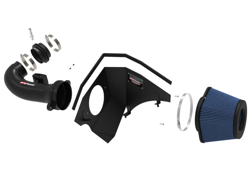 AFE Track Series Intake - aFe Track Series Carbon Fiber Pro 5R AIS - 16-19 Chevrolet Camaro SS V8-6.2L