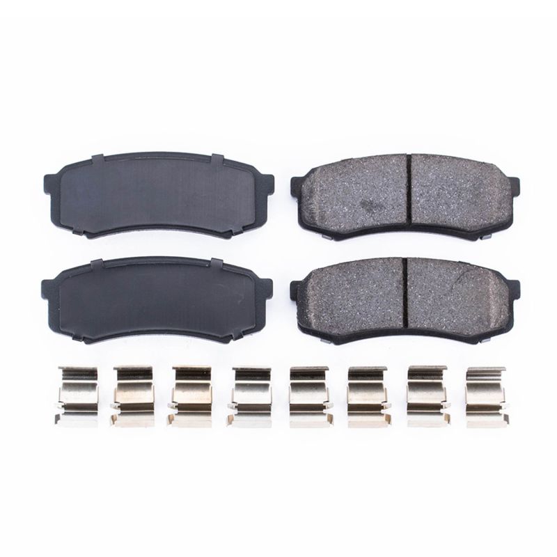 PSB Z17 Evolution Brake Pads - Power Stop 10-19 Lexus GX460 Rear Z17 Evolution Ceramic Brake Pads w/Hardware