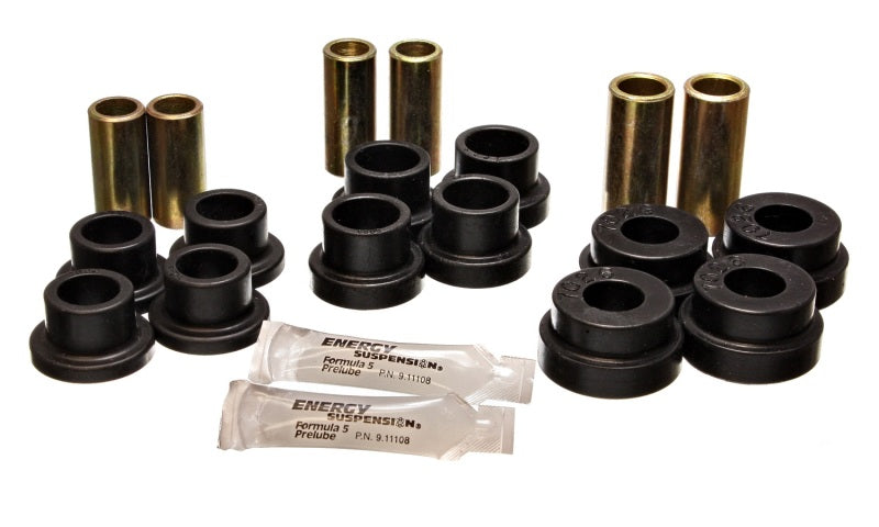 ES Cntrl Arm Bushings - Black - Energy Suspension 64-75 BMW 2002 Black Front Control Arm Bushing Set