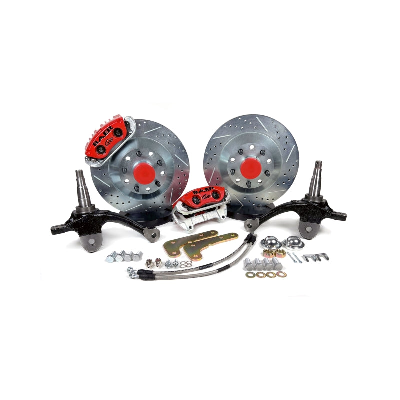 BAE Classic Series Brake Kits - Baer Brakes 73-77 GM A- Body/70-81 F-Body 13in Classic Series Front Brake Kit - Red