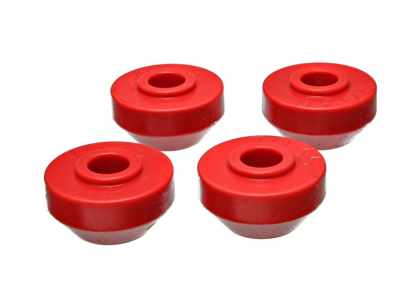 ES Strut Bushings - Red - Energy Suspension Dodge Van Strut Rod Bushings - Red