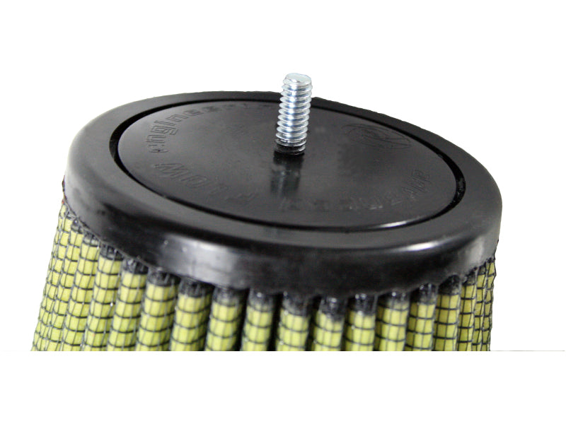 AFE PG7 Drop In Filter - aFe MagnumFLOW Air Filters UCO PG7 A/F PG7 4F x 6B x 3-1/2T (w/ 1/4-20 Stud) x 12H