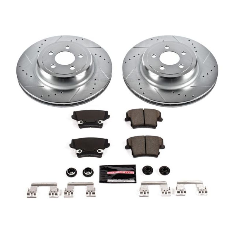PSB Z23 Evolution Kit - Power Stop 06-14 Dodge Charger Rear Z23 Evolution Sport Brake Kit