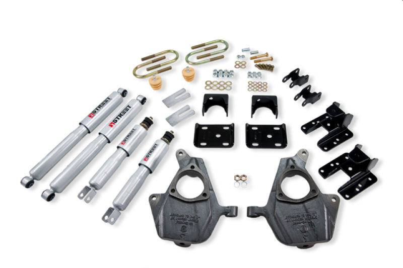 BT Lower Kit w SP Shocks - Belltech LOWERING KIT WITH SP SHOCKS