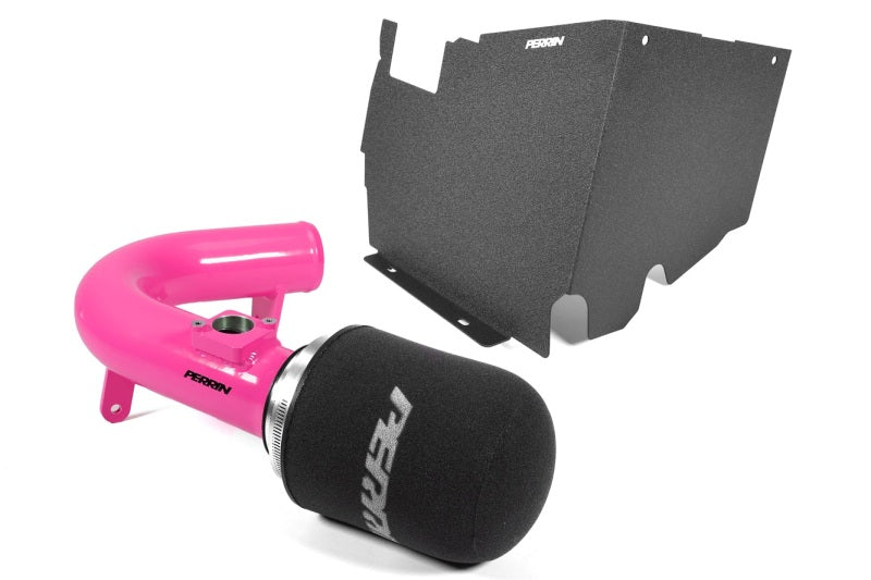 PA Cold Air Intake - PERRIN 22-25 Subaru WRX Cold Air Intake w/Heatshield - Hyper Pink