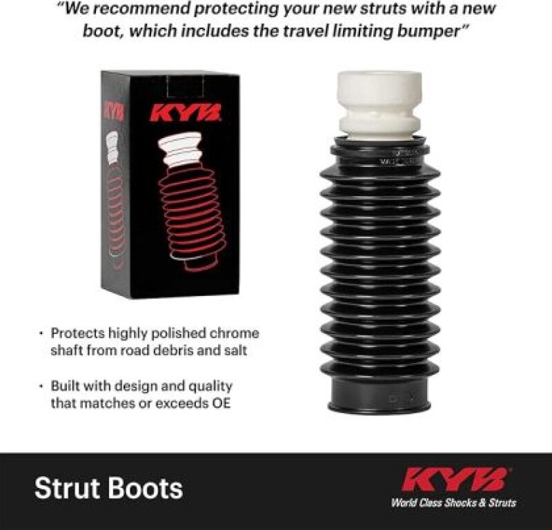 KYB Strut Boots - KYB 17-21 Honda Ridgeline Strut Boot - Rear