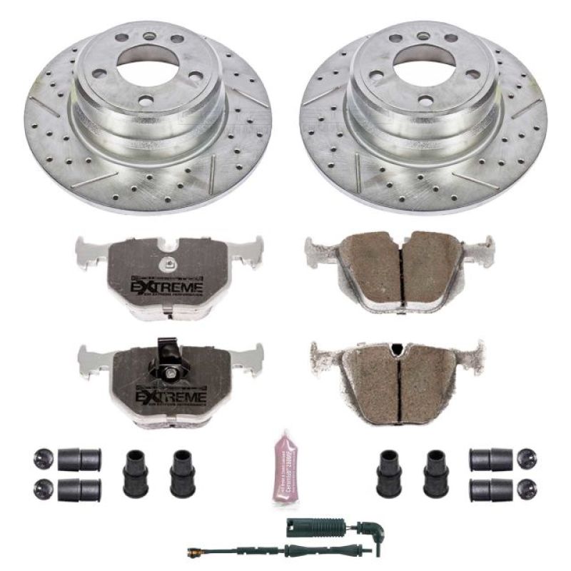PSB Z26 Street Warrior Kit - Power Stop 00-06 BMW X5 Rear Z26 Street Warrior Brake Kit