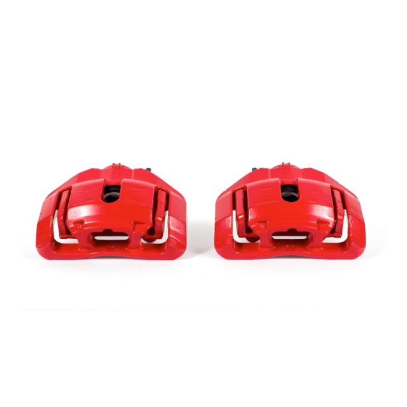 PSB Red Calipers - Power Stop 09-11 BMW 335d Front Red Calipers w/Brackets - Pair