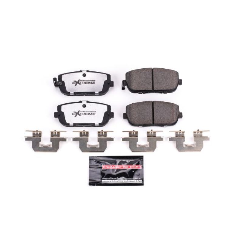 PSB Z26 Extreme Brake Pads - Power Stop 17-19 Fiat 124 Spider Rear Z26 Extreme Street Brake Pads w/Hardware