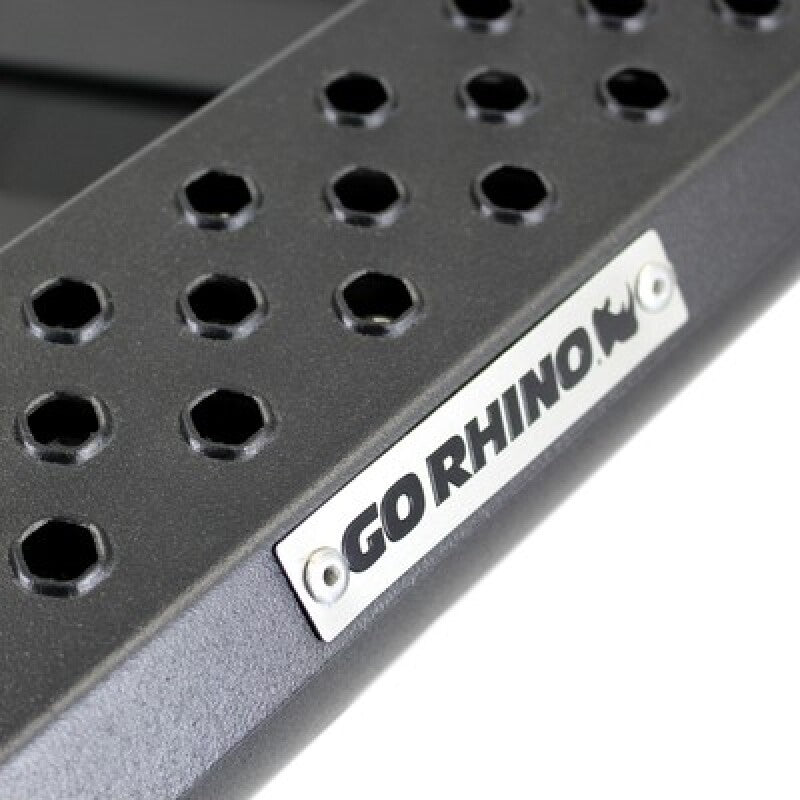 GOR RC3 Bar - Go Rhino RC3 LR Bull Bar Light-Ready Skid Plate (Front Guard ONLY No Lights/Brackets) - Tex. Blk
