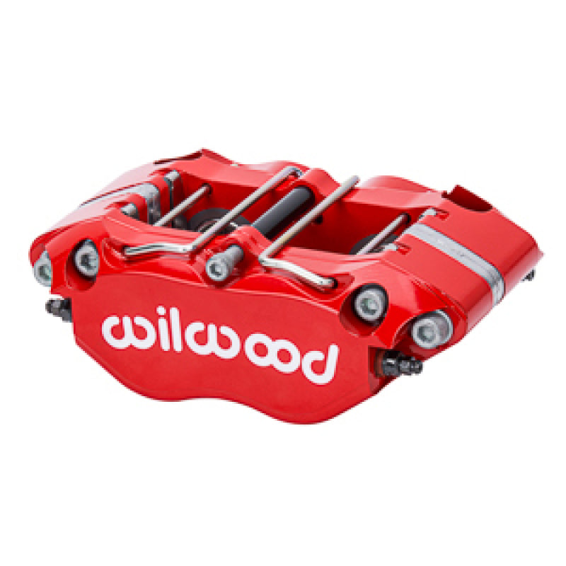 WIL Dynapro Caliper - Wilwood Narrow Dynapro 4.75in Mount 1.12/1.12in Pistons .950in Disc - Red Caliper