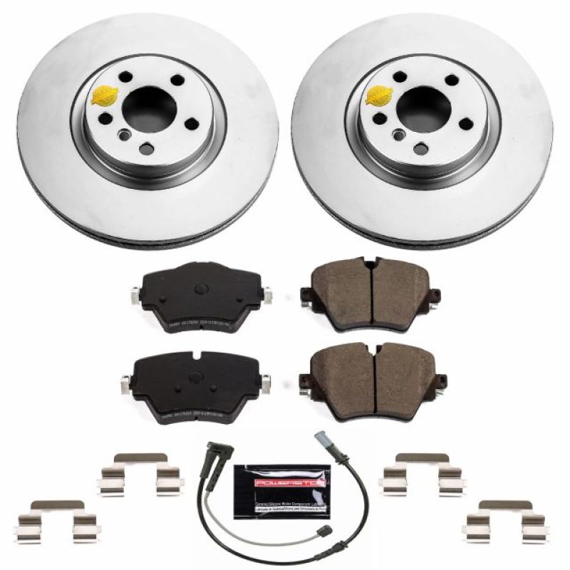 PSB Z23 Evolution Coated Kit - Power Stop 16-19 BMW X1 Front Z23 Evolution Sport Coated Brake Kit