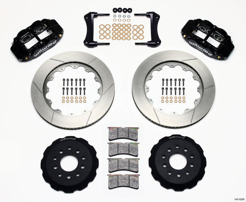 WIL Superlite Brake Kit - Wilwood Narrow Superlite 6R Front Hat Kit 14.00in 88-93 Corvette C4
