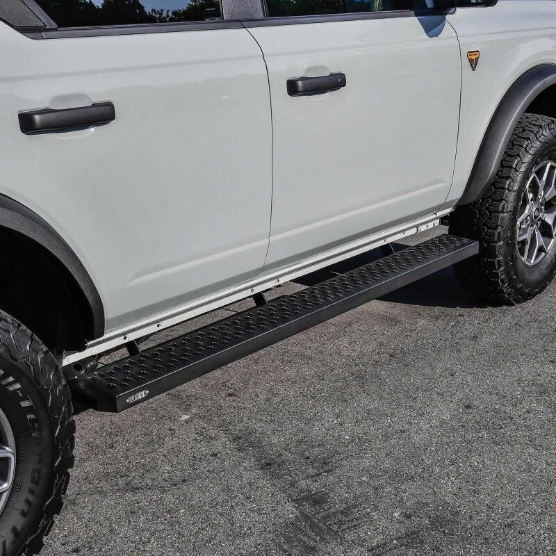 WES Running Boards - Grate - Westin Grate Steps Running Boards 75 in - Textured Black