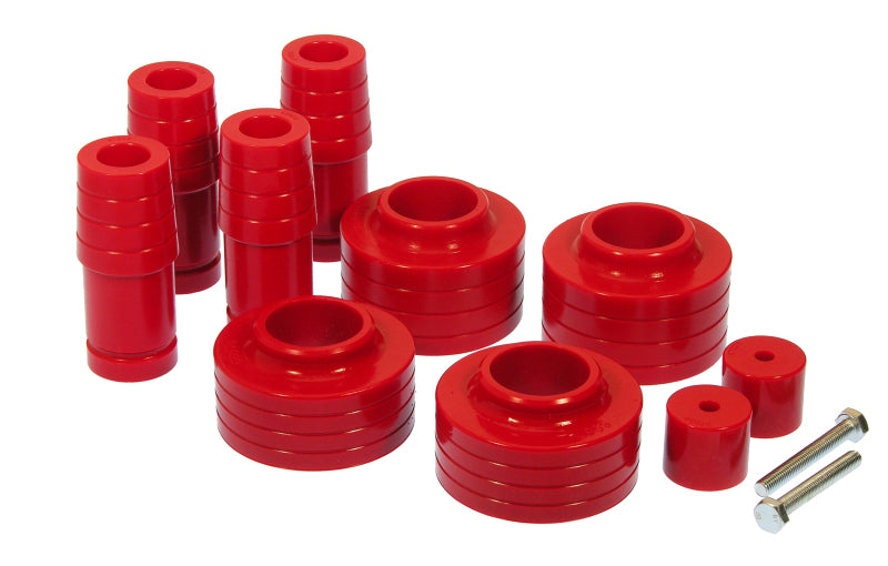 PRO Coil Spring Isolator - Red - Prothane Jeep TJ 1.5in Lift Coil Spring Isolator - Red