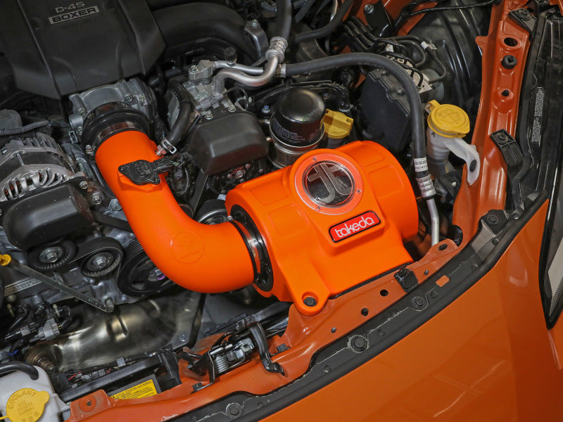 AFE Takeda Momentum Intake - aFe 22-23 Toyota GR86 / Subaru BRZ Takeda Momentum Pro 5R Orange Edition Cold Air Intake System