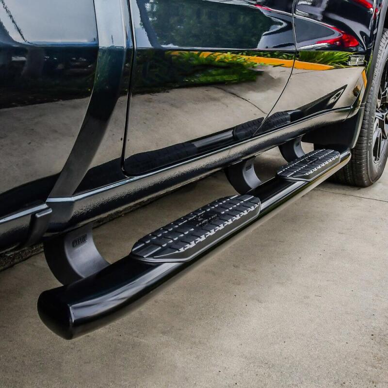 WES Nerf Bars - PRO TRAXX 5 - Westin 19-20 Chevrolet Silverado/GMC Sierra 1500 Double Cab PRO TRAXX 5 Oval Nerf Step Bars - Black