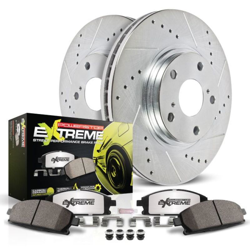 PSB Z26 Street Warrior Kit - Power Stop 2010 Buick Allure Front Z26 Street Warrior Brake Kit