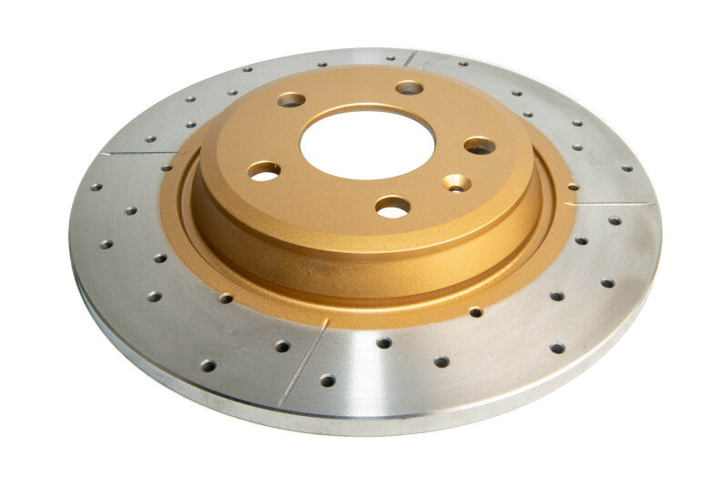 DBA Street Slot&Drill Rotors - DBA 09-20 Audi A4 Rear Drilled & Slotted Street Series Rotor