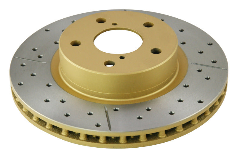DBA Street Slot&Drill Rotors - DBA 93-01 Subaru Impreza Front Street Series Drilled & Slotted Rotor